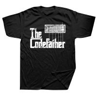 Programmer Dad The Codefather Vintage Coder T Shirts Cotton Streetwear Short Sleeve Birthday Gifts Summer Style T shirt Men XS-6XL