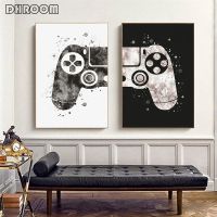 【CC】 Room Canvas Paintings Decoration Bedroom Posters and Prints Wall Pictures Gamer for Boys Children