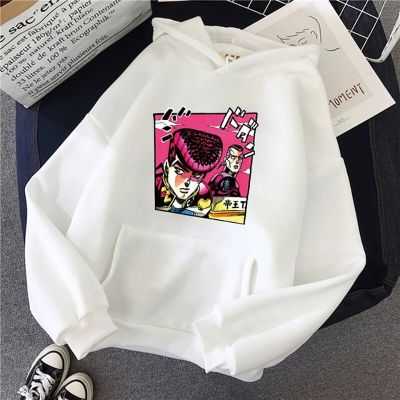 JojoS Bizarre Adventure Hoodies Harajuku Japanese Anime Print Unisex Pullover Autumn Winter Hip Hop Casual Man/Woman Hoody Size Xxs-4Xl