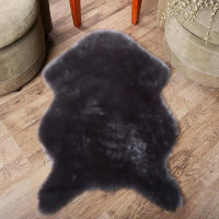 Living Room Bedroom Rugs Solid Color Fluffy Soft Rugs Fur Artificial Sheepskin Hairy Carpet Washable Bedroom Faux Mat