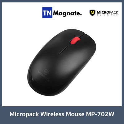 [เม้าส์ไร้สาย] Micropack Mouse MP-702W Black