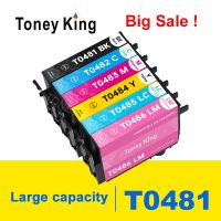 【Factory-direct】 Thinkerz Toney King T0481-T0486หมึกสำหรับ Epson R200 Stylus Photo R300 R340 R300 R300M RX500 RX600 RX620เครื่องพิมพ์ RX640