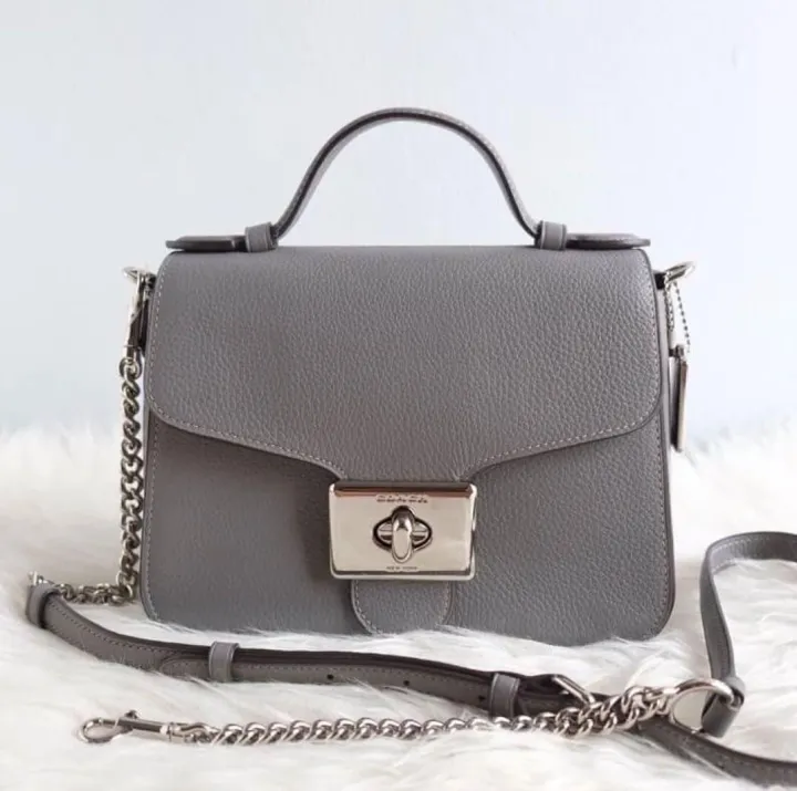 Coach F77897 Cassidy Top Handle Crossbody Grey Lazada PH