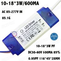 3-20ชิ้นสูง PFC&amp;gt; แยก0.95 36วัตต์ AC85-277โวลต์10-18X3w ไดรเวอร์ LED 600Ma DC30-60V Gratis Ongkir โคมไฟติดเพดานคงที่