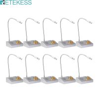 【10 Pcs 】Retekess TW103ลำโพงหน้าต่างระบบอินเตอร์คอม Dual Way Intercommunication ป้องกันการรบกวน Bank Counter Interphone สำหรับสำนักงานโรงพยาบาล (10 Pcs)