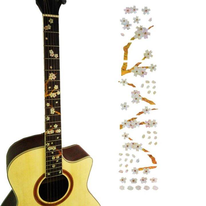 10pcs-cross-inlay-decals-fretboard-sticker-for-electric-acoustic-guitar-accessories