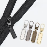 ✉ 5Pcs Detachable Metal Zipper Pullers Zipper Pull Tab for Diy Sewing Bags Down Jacket Zipper Sliders Head Zippers Repair Kits