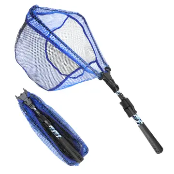 Aluminium Telescopic Handle Fishing Landing Net with Silicone Net - China  Landing Net and Foldable Fishing Net price