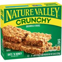 ส่งฟรีค่ะ?HOT Nature Valley Oat Honey ขนมธัญพืชอบกรอบแบบแท่ง ข้าวโอ๊ตผสมน้ำผึ้ง สแน็คบาร์เนเจอร์วัลเลย์ 253 กรัม?