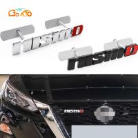 GTIOATO NISMO โลหะด้านหน้า Grill Emblem สำหรับ Nissan NP300 Navara Terra X-Trail Patrol Royale Almera Sylphy ป้ายอัตโนมัติรูปลอกติดรถยนต์สติกเกอร์รถรถจัดแต่งทรงผม