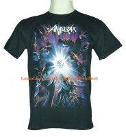 เสื้อวง ANTHRAX แอนแทรกซ์ ไซส์ยุโรป เสื้อยืดวงดนตรีร็อค เสื้อร็อค  PTA614 สินค้าในประเทศ