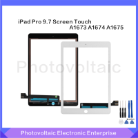 ใหม่เข้ากันได้กับ iPad Pro 9.7 2016 A1674 A1675 A1673 LCD หน้าจอสัมผัส Digitizer ด้านหน้ากระจกเปลี่ยน