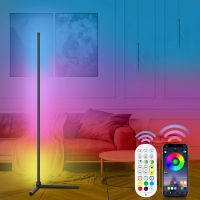 Modern Led Floor Lamps For Bedroon Game Room Living Room Decoration RGBIC Bluetooth Remote Control Floor Light Holiday Lighting