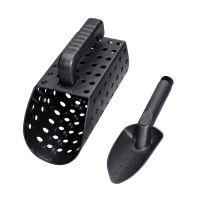 【LZ】❃№  Detector De Metal De Plástico ABS Sand Scoop Shovel Set Beach Gold Digging Filter Tool Underground Metal Treasure Detect