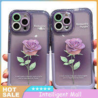 เคสโทรศัพท์ไล่ระดับสีกุหลาบเข้ากันได้กับ Iphone 14/13/12/11ซีรีส์ซอฟต์เชลล์ฝาครอบป้องกัน