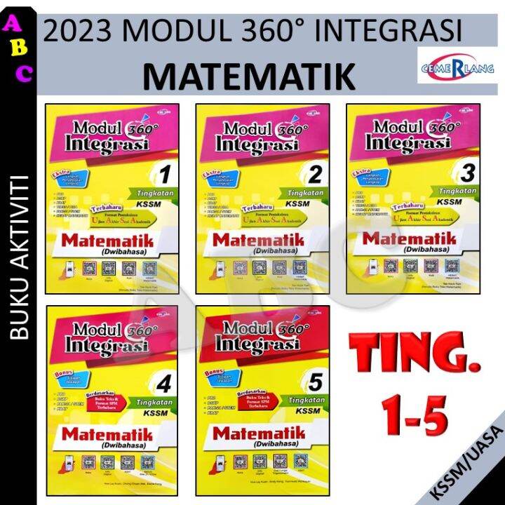 MODUL 360 INTEGRASI 2023 MATEMATIK(DWIBAHASA) TINGKATAN 1.2.3.4.5 KSSM