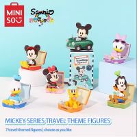 MINISO Disney Blind Box Mickey Mouse Goofy Donald Duck Travel Series Decorations Anime Peripheral Childrens Toys Christmas Gift