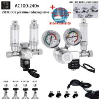 ตัวควบคุม CO2ในตู้ปลาแบบทำมือชุดวาล์วน้ำกระบอกควบคุม CO2เช็ควาล์วตู้ปลาวาล์วลดความดันระบบแรงดัน