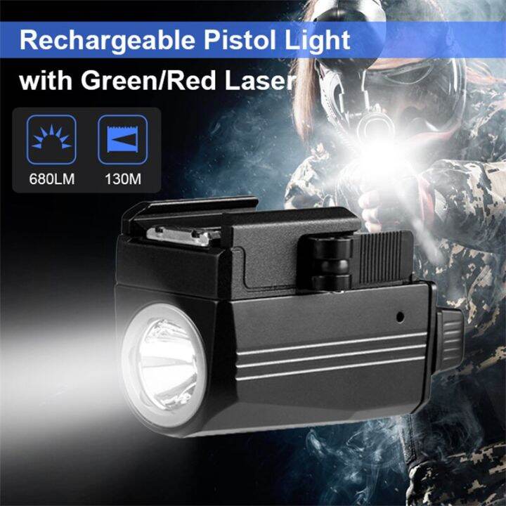 JETBEAM T10L Red Green Laser Tactical Flashlight Light, Battery
