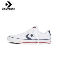 Converse Star Player ox White Mens and Womens Sneakers Running shoes รองเท้าผ้าใบ รองเท้าวิ่ง รองเท้าผ้าใบกีฬา Unisex Sneakers Free Shipping