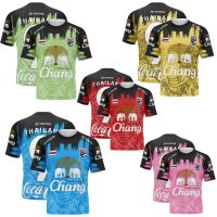 2023 newNew design style front and back graphic T-shirt, summer 3D printing sublimation short sleeve T-shirt Thai Chang jersey with Thai logo mens and womens same style short sleeve