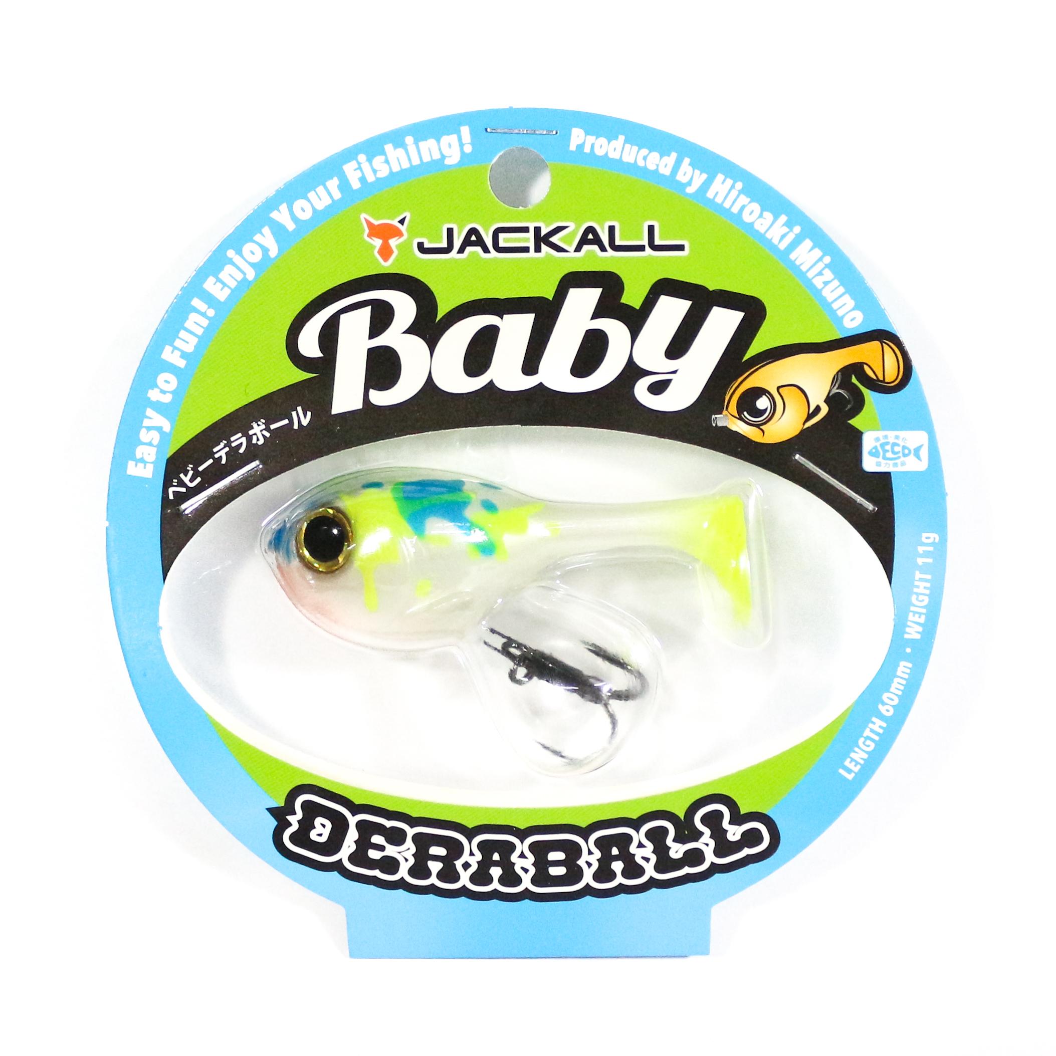 Jackall Deraball Soft Plastic Sinking Lure 26 grams Chart Back Pearl 0750 