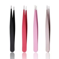 【LZ】۩  1PC Eyebrow Tweezer Sharp Eyebrow Clip Stainless Steel Eye Brow Clips Professional Cosmetic Beauty Makeup Tool TSLM2