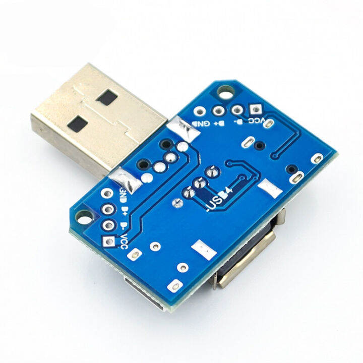 3ชิ้น-dc-5v-4-in-1-usb-ไปยัง-micro-to-type-c-4p-2-54มม-อะแดปเตอร์เชื่อมต่อแผ่นชายกับขั้วต่อ-usb-ตัวเมียขั้วต่อ-usb