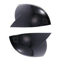 1Pair Rear View Mirror Cover Housing Ox Horn Trim Caps for Kia Optima K5 2016-2019 Side Door Mirror Shell Sticker