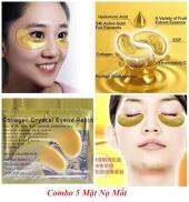 Combo 5 Mặt Nạ Mắt COLLAGEN CRYSTAL EYELID PATCH - Dưỡng Da Thâm Vùng Mắt
