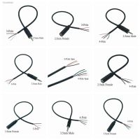 ♟ 25CM 2.5mm 3.5mm Mono Connector Cable Male Female Plug 3pin 4 Pole 2.5mm 3.5mm Extension Wire DIY Audio Repair Cable Charger