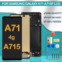 ZZOOI 6.7 AMOLED A71 Display For Samsung Galaxy A71 4G A715 A715F A715W LCD Display Touch Screen Digitizer Assembly With Fingerprint