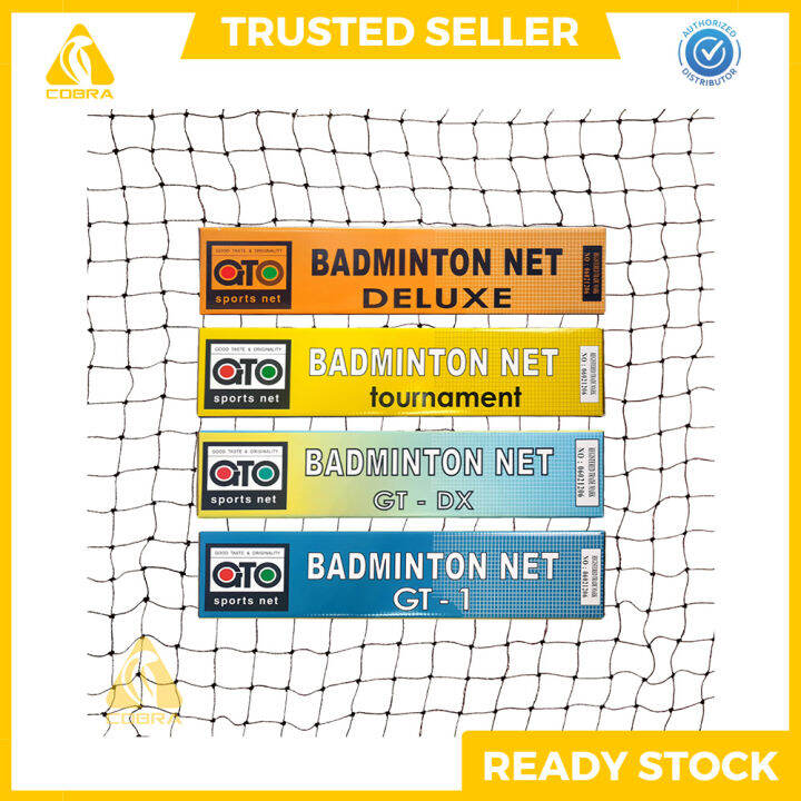 GTO GT1 GTDX GTTounament GTDeluxe Badminton Net Jaring Badminton Lazada