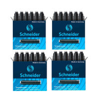 ประเทศเยอรมนี Schneider ชไนเดอร์ 6601 ปากกามาตรฐานยุโรปสีดำ, ตลับหมึก, ตลับหมึก, ตลับหมึก, ไส้เปลี่ยนหมึก