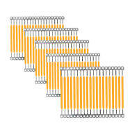 100ชิ้น LED ฮาร์ดเส้นใย3โวลต์40มิลลิเมตร150mA หลอดไฟเส้นใยโคมไฟสำหรับ DIY สปอตไลเส้นใยชิ้นส่วน LED ชิป Mercedescen หลอดไฟ2700พัน