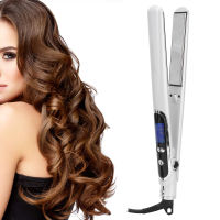 เครื่องหนีบผม Home Salon ใช้คู่เหล็กแบน Curler Straightening Iron EU Plug 100-240V