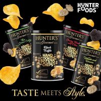 Hunters Gourmet Hand Cooked Potato Chips ฮันเตอร์กรูเมทมันฝรั่งแผ่นทอดกรอบ150กรัม