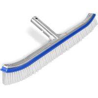 2X Pool Brush, Swimming Pool Wall &amp; Tile Brush 18 Inch Swimming Pool Cleaning Pole Brush Head Replacement Brush,Blue