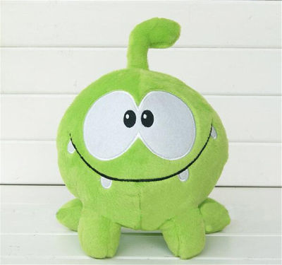 20cm New Green Frog Kawai Om Nom Frog Plush Stuffed Toys Cut The Rope Soft Rubber Cut The Rope Figure Toy Gift For Kids