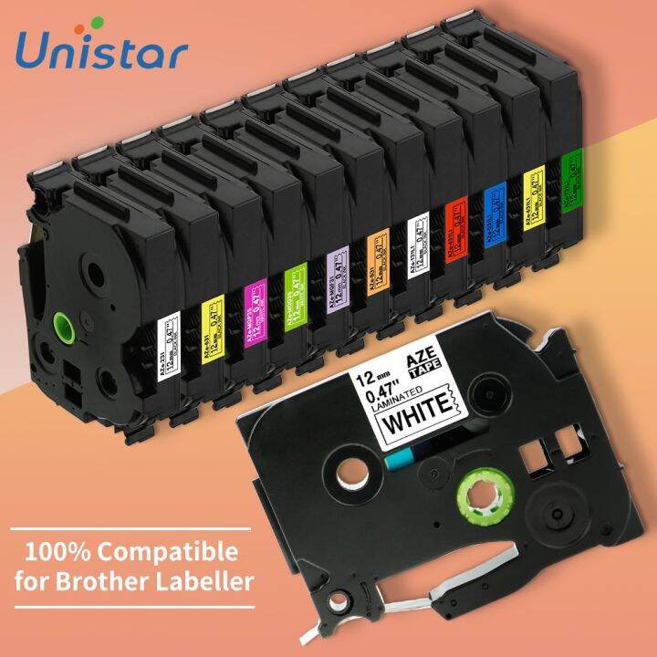 TZe231 Label Tape 12mm Laminated Tape Compatible For Brother Label