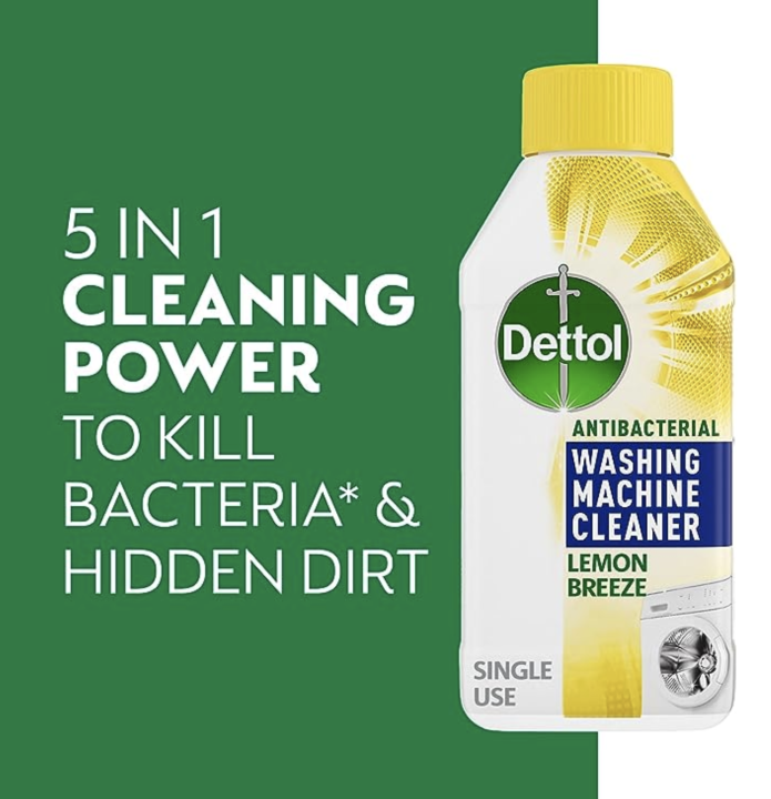 DETTOL WASHING MACHINE CLEANER 250ml from EU Lazada