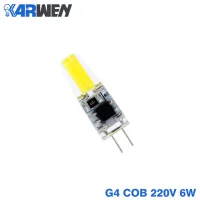 【☊HOT☊】 gaqiugua6 10ชิ้น/ล็อต Lampada โคมไฟ Led G4 6W คุณภาพสูง Cob Ac/Dc 12V 220V Lamparas หลอดไฟ Led G4โคมระย้าโคมไฟเปลี่ยนหลอดฮาโลเจน