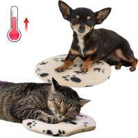 Pet Heating Pad Microwavable Pet Dog Cat Bed Heat Pad Portable Bite-Resistant Indoor Outdoor Warmer Pad With Replacement Cover