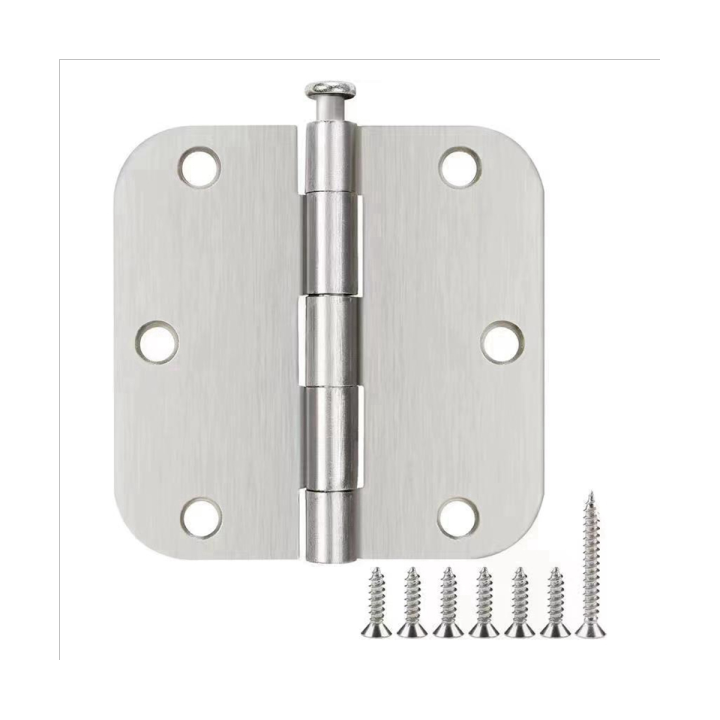 12-sets-of-large-round-corner-american-style-hinges-square-flush-wood-doors-hinges-silver