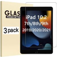 【ขาย】 Apple iPad ในกระจกนิรภัยสำหรับรุ่นที่2019 2020 7th 8th ฟิล์มแท็บเล็ตปกป้องหน้าจอป้องกันการขีดข่วนแบบเต็มรูปแบบ