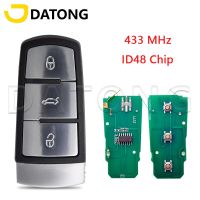 Kunci Remote Mobil โลกของ Datong สำหรับ Vw Volkswagen Pat B6 3c B7 Magotan Cc Fccid 3c0959752ba Id48 434Mhz กุญแจเปล่า