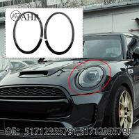 แหวนประดับกรอบไฟหน้ารถ1คู่51712355791 51712355798ใช้ได้กับ Mini Cooper F55 F56 F57