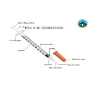 1 Hộp Bơm Kim Tiêm Tiểu Đường 1ml hộp 100 kim