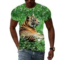 New Fashion 3D Printing Animal Tiger graphic t shirts Summer Casual Trend Hip Hop harajuku style t-shirt trendyol mens store