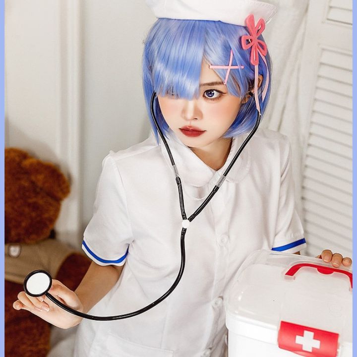 ที่ซึ่ง-ชุดคอสเพลย์พยาบาลตั้งแต่เริ่มต้นเพราะชุดคอสเพลย์ผู้หญิงการทดลองเครื่องแบบสีขาวล้วนสวมบทบาท